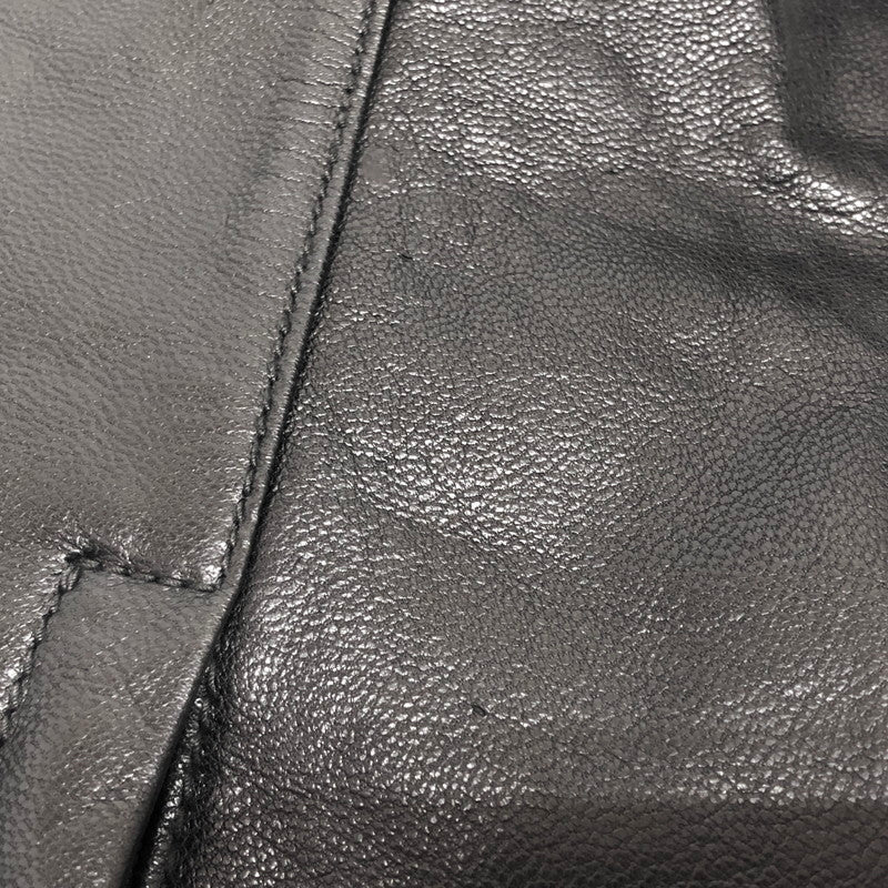 【中古品】【メンズ】 Lui's ルイス LEATHER JACKET 12LS-J902 レザージャケット やぎ革 アウター 146-260203-rs-07-fur サイズ:S カラー:ブラック 万代Net店