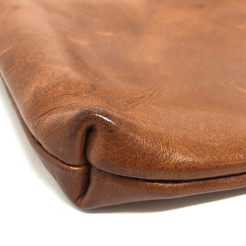 【中古品】【メンズ/レディース】 nogake レザーバッグ ショルダーバッグ ポシェット バッグ 鞄 188-260203-rs-09-fur カラー:ブラウン 万代Net店