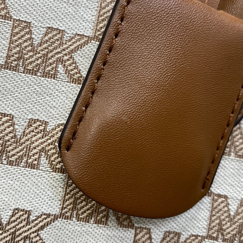 【中古美品】【レディース】 MICHAEL KORS マイケルコース 35S2G7ZT6J SIGNATURE 2WAY HAND BAG シグネチャー ハンド バッグ カバン 188-260713-kh-01-izu カラー:ベージュ×ブラウン 万代Net店
