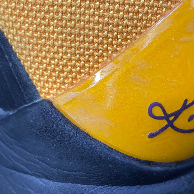 【現状渡し品】【メンズ】 NIKE ナイキ 386430-071 ZOOM KOBE 5 X LAKERS AWAY ズーム コービー レイカーズ スニーカー 靴 160-260713-kh-08-izu サイズ:27.5 カラー:BLACK/DEL SOL-VARSITY PURPLE/LAKERS AWAY EDITION 万代Net店