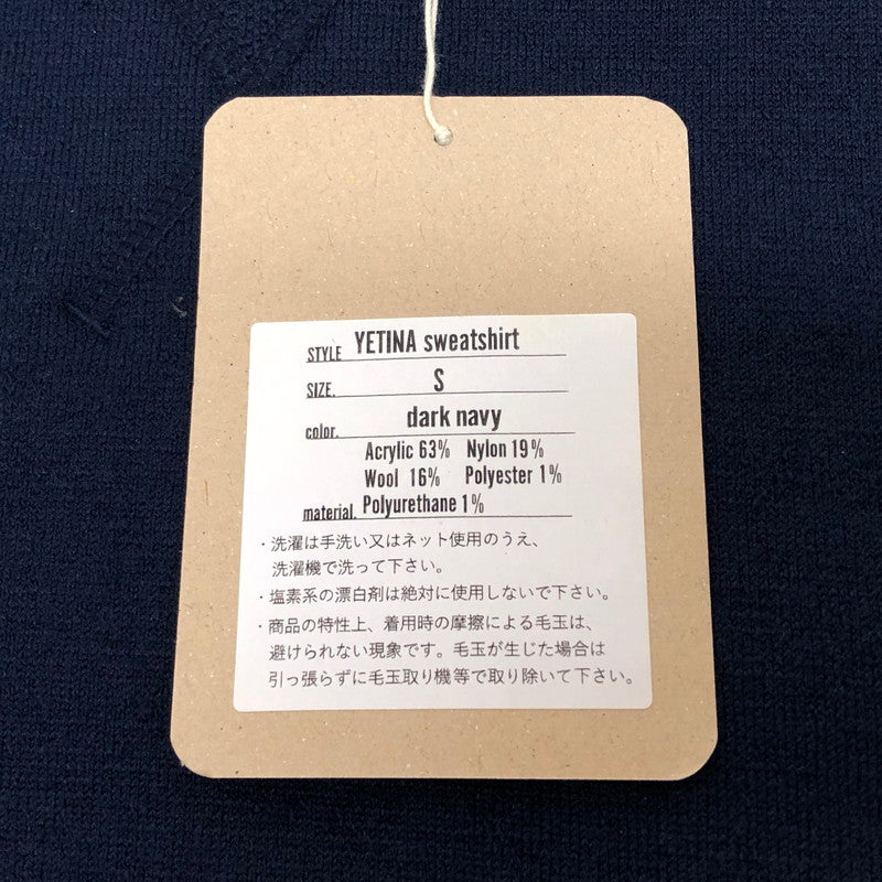 【中古品】【メンズ】 Yetina イエティナ SWEAT SHIRT スウェット トレーナー 長袖 トップス 140-260205-rs-04-fur サイズ:S カラー:ダークネイビー 万代Net店