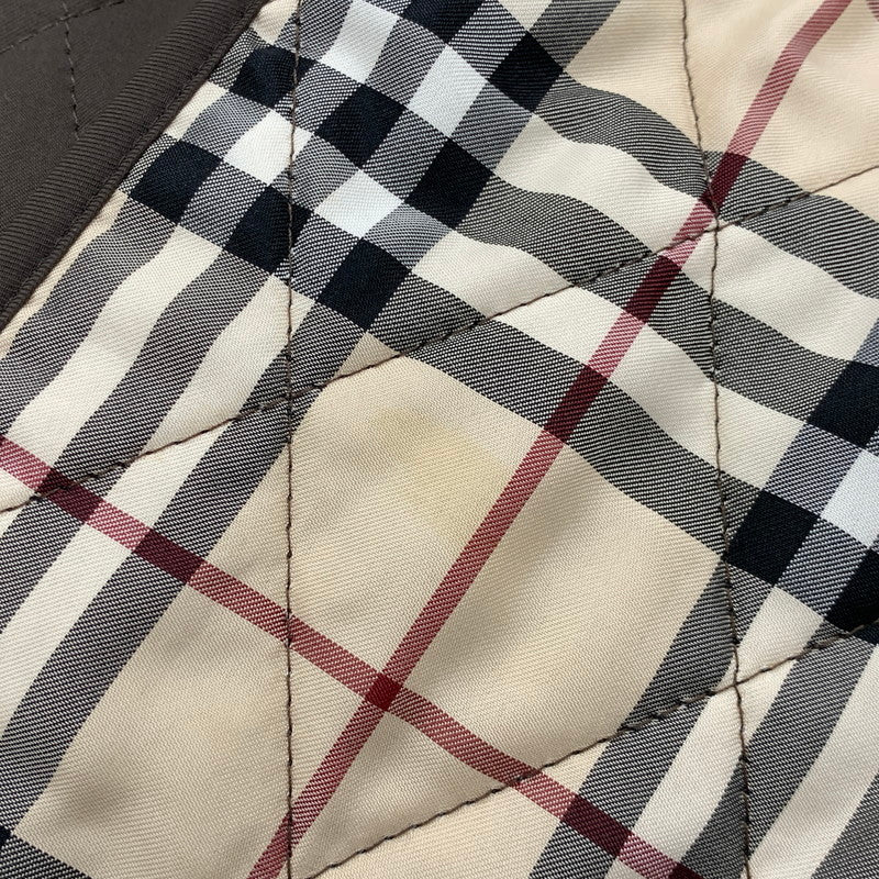 【中古品】【メンズ】 BURBERRY LONDON バーバリーロンドン FC059-731-55 NOVACHECK QUILTING JACKET ノバチェック キルティング ジャケット アウター 141-260523-kh-19-izu サイズ:42 カラー:ブラウン 万代Net店