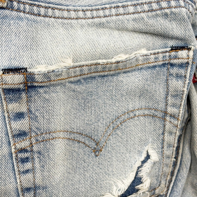 【現状渡し品】【メンズ】 Levi's リーバイス 刻印524 赤耳 ブランクタブ 80S 501 DENIM PANTS デニムパンツ ズボン ボトムス 157-250809-ma-16-izu サイズ:27×36 カラー:インディゴ 万代Net店