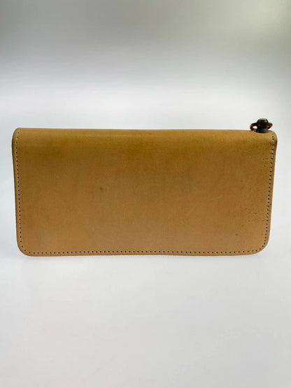 【中古品】【メンズ】 革蛸 KAWATAKO HOH-007-NATL カワタコ ハーマンオークレザー 二つ折り長財布 200-240213-yn-10-min カラー：NATURAL 万代Net店