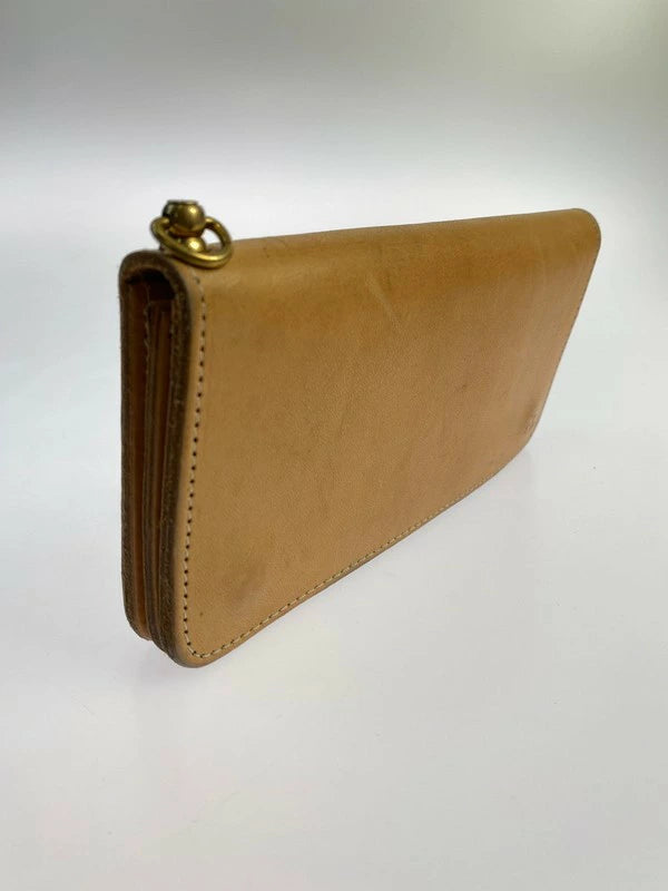 【中古品】【メンズ】 革蛸 KAWATAKO HOH-007-NATL カワタコ ハーマンオークレザー 二つ折り長財布 200-240213-yn-10-min カラー：NATURAL 万代Net店