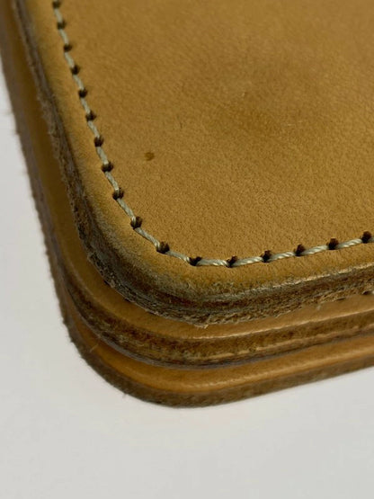 【中古品】【メンズ】 革蛸 KAWATAKO HOH-007-NATL カワタコ ハーマンオークレザー 二つ折り長財布 200-240213-yn-10-min カラー：NATURAL 万代Net店