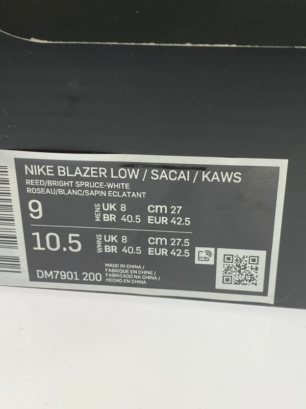【中古品】【メンズ】 NIKE ナイキ BLAZER LOW / SAKAI /KAWS DM7901-200 ブレーザー ロー サカイ カウズ スニーカー 靴 160-260709-yn-29-min サイズ：27.0cm US9 カラー：REED/BRIGHT SPRUCE-WHITE 万代Net店