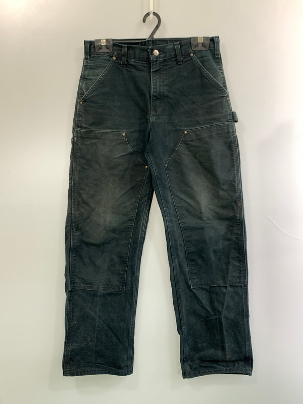 【現状渡し品】【メンズ】 CARHARTT カーハート DOUBLE KNEE PAINTER PANTS ダブルニーペインターパンツ USA製 ボトムス 157-260831-yn-03-min サイズ：30×30 カラー：ブラック 万代Net店
