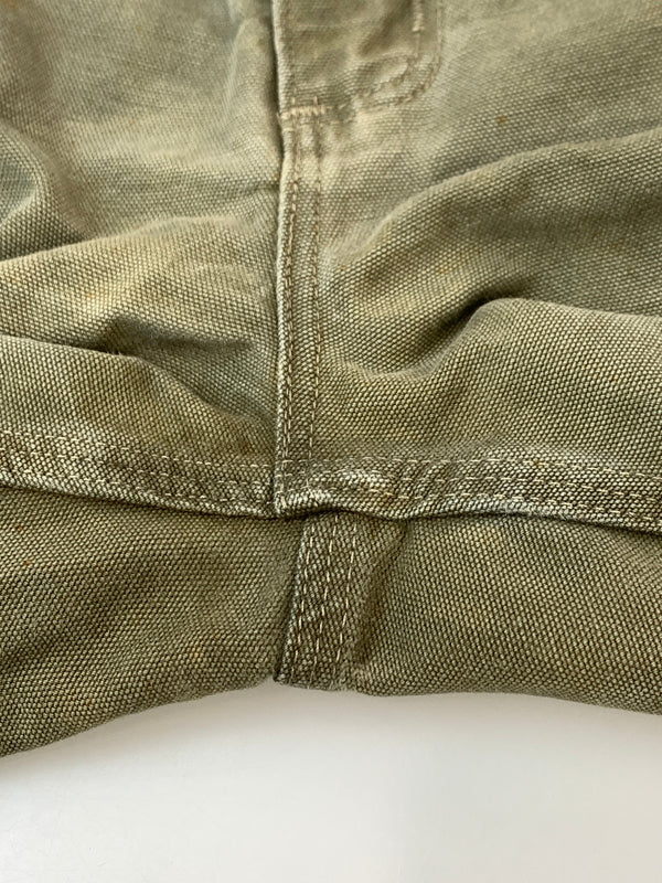 【現状渡し品】【メンズ】 CARHARTT カーハート DOUBLE KNEE PAINTER PANTS ダブルニーペインターパンツ USA製 ボトムス 157-260831-yn-04-min サイズ：32×30 カラー：オリーブグリーン 万代Net店