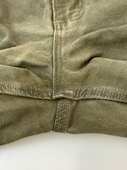 【現状渡し品】【メンズ】 CARHARTT カーハート DOUBLE KNEE PAINTER PANTS ダブルニーペインターパンツ USA製 ボトムス 157-260831-yn-04-min サイズ：32×30 カラー：オリーブグリーン 万代Net店