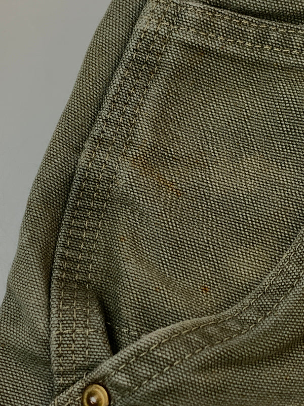 【現状渡し品】【メンズ】 CARHARTT カーハート DOUBLE KNEE PAINTER PANTS ダブルニーペインターパンツ USA製 ボトムス 157-260831-yn-04-min サイズ：32×30 カラー：オリーブグリーン 万代Net店