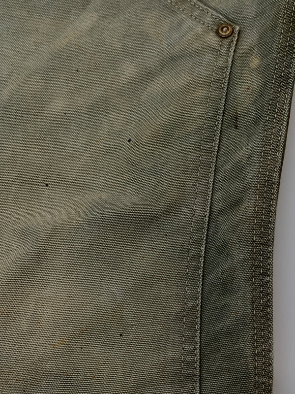 【現状渡し品】【メンズ】 CARHARTT カーハート DOUBLE KNEE PAINTER PANTS ダブルニーペインターパンツ USA製 ボトムス 157-260831-yn-04-min サイズ：32×30 カラー：オリーブグリーン 万代Net店