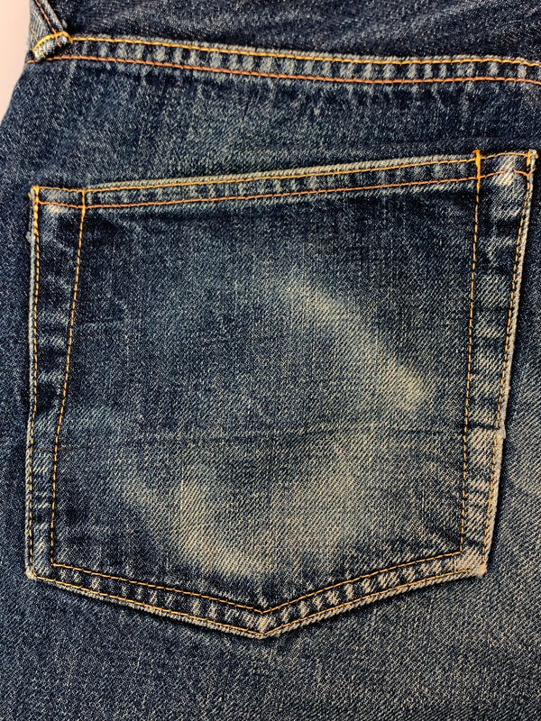 【中古品】【メンズ】 EVISU エヴィス 2001 DENIM PANTS カモメペイントデニムパンツ ボトムス 156-260831-yn-07-min サイズ：31×35 カラー：インディゴ 万代Net店