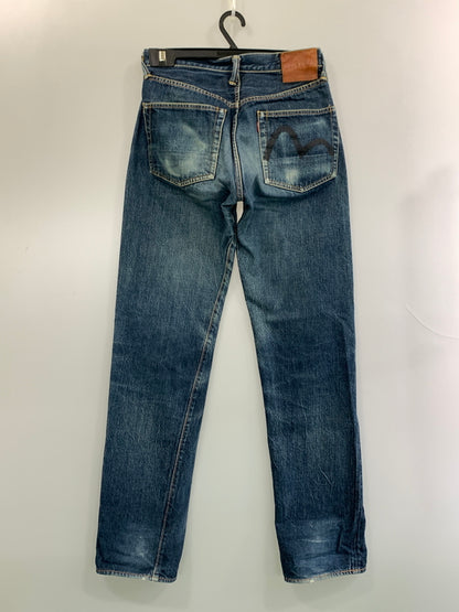 【中古品】【メンズ】 EVISU エヴィス 2001 DENIM PANTS カモメペイントデニムパンツ ボトムス 156-260831-yn-07-min サイズ：31×35 カラー：インディゴ 万代Net店