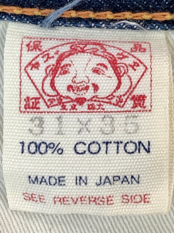 【中古品】【メンズ】 EVISU エヴィス 2001 DENIM PANTS カモメペイントデニムパンツ ボトムス 156-260831-yn-07-min サイズ：31×35 カラー：インディゴ 万代Net店
