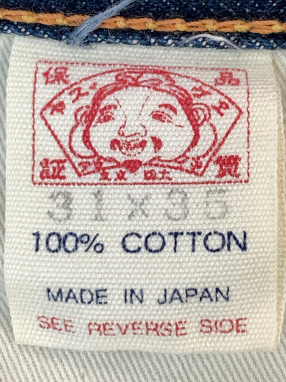 【中古品】【メンズ】 EVISU エヴィス 2001 DENIM PANTS カモメペイントデニムパンツ ボトムス 156-260831-yn-07-min サイズ：31×35 カラー：インディゴ 万代Net店