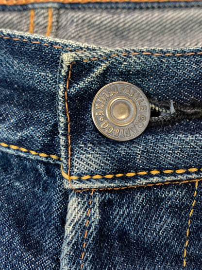 【中古品】【メンズ】 EVISU エヴィス 2001 DENIM PANTS カモメペイントデニムパンツ ボトムス 156-260831-yn-07-min サイズ：31×35 カラー：インディゴ 万代Net店