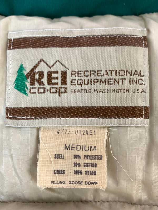 【現状渡し品】【メンズ】 REI レイ 70's GOOSE DOWN JACKET 70年代 グースダウンジャケット アウター 146-260831-yn-13-min サイズ：M カラー：グリーン 万代Net店