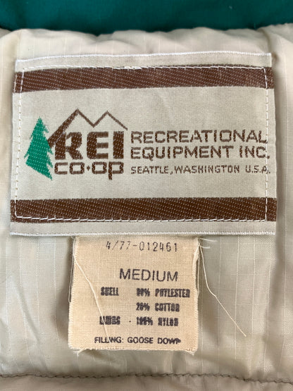 【現状渡し品】【メンズ】 REI レイ 70's GOOSE DOWN JACKET 70年代 グースダウンジャケット アウター 146-260831-yn-13-min サイズ：M カラー：グリーン 万代Net店