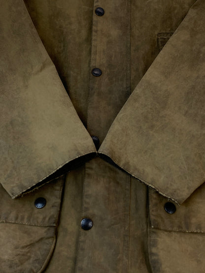 【現状渡し品】【メンズ】 BARBOUR バブアー SOLWAY ZIPPER ソルウェイジッパー オイルドジャケット アウター 144-260831-yn-14-min サイズ：102cm/40in カラー：ブラウン系 万代Net店