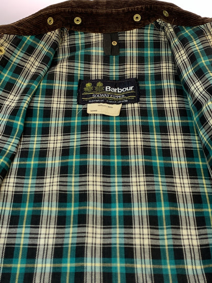【現状渡し品】【メンズ】 BARBOUR バブアー SOLWAY ZIPPER ソルウェイジッパー オイルドジャケット アウター 144-260831-yn-14-min サイズ：102cm/40in カラー：ブラウン系 万代Net店