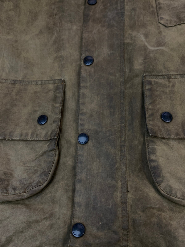 【現状渡し品】【メンズ】 BARBOUR バブアー SOLWAY ZIPPER ソルウェイジッパー オイルドジャケット アウター 144-260831-yn-14-min サイズ：102cm/40in カラー：ブラウン系 万代Net店