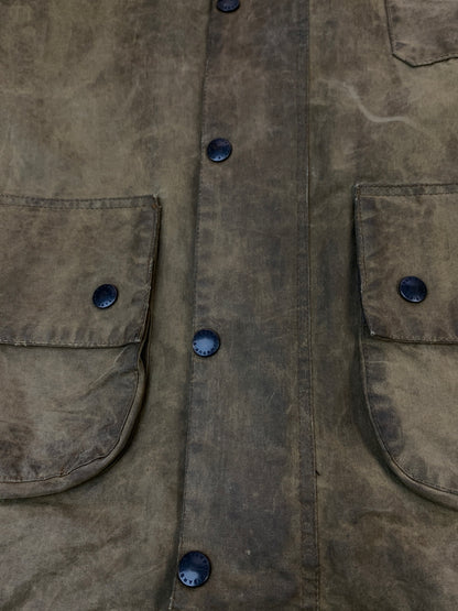 【現状渡し品】【メンズ】 BARBOUR バブアー SOLWAY ZIPPER ソルウェイジッパー オイルドジャケット アウター 144-260831-yn-14-min サイズ：102cm/40in カラー：ブラウン系 万代Net店