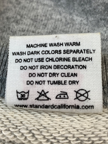【中古品】【メンズ】 STANDARD CALIFORNIA スタンダードカリフォルニア SD 22ND ANNIVERSARY US COTTON BASEBALL LOGO SWEAT コットン ロゴ スウェット トップス 140-260831-yn-15-min サイズ：M 38/40 カラー：グレー 万代Net店
