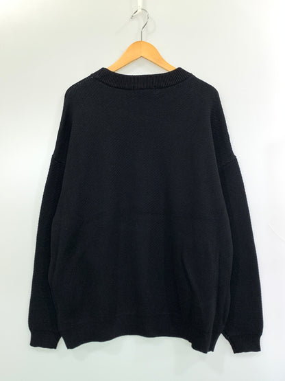 【中古美品】【メンズ】 TIGHTBOOTH タイトブース KEYBOARD KNIT SWEATER FW24-KN03 キーボードニットセーター トップス 142-260831-yn-16-min サイズ：L カラー：ブラック 万代Net店