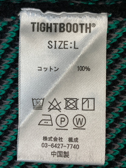 【中古美品】【メンズ】 TIGHTBOOTH タイトブース KEYBOARD KNIT SWEATER FW24-KN03 キーボードニットセーター トップス 142-260831-yn-16-min サイズ：L カラー：ブラック 万代Net店