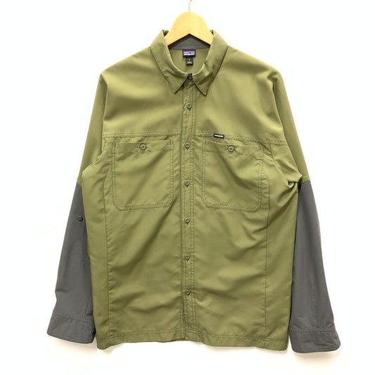 【中古品】【メンズ】 patagonia パタゴニア 52710 LIGHTWEIGHT FIELD SHIRT 長袖シャツ トップス ブランド 古着 144-251101-gm-09-fuz サイズ：S カラー：グリーン 万代Net店