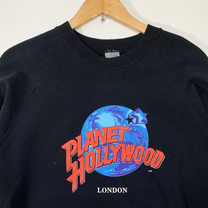 【中古品】【メンズ】 PLANET HOLLYWOOD スウェット ブランド 古着 145-260404-gm-27-fuz サイズ：不明 カラー：ブラック 万代Net店