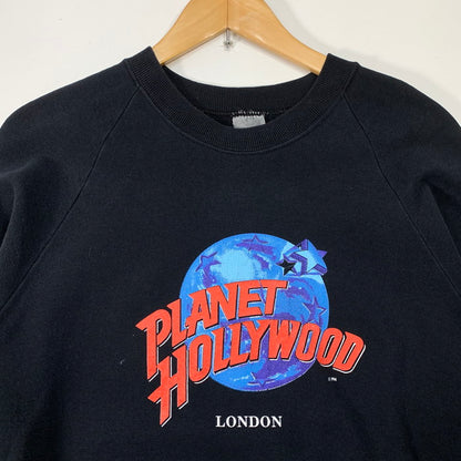 【中古品】【メンズ】 PLANET HOLLYWOOD スウェット ブランド 古着 145-260404-gm-27-fuz サイズ：不明 カラー：ブラック 万代Net店