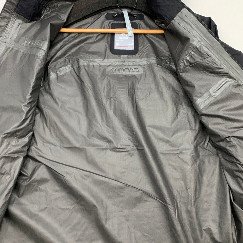【中古品】【メンズ】 Mammut マムート 1010-28652 MICROLAYER 3.0 HS HOODED JACKET AF ナイロンジャケット アウター ブランド 古着 144-260412-gm-13-fuz サイズ：M カラー：ブラック 万代Net店