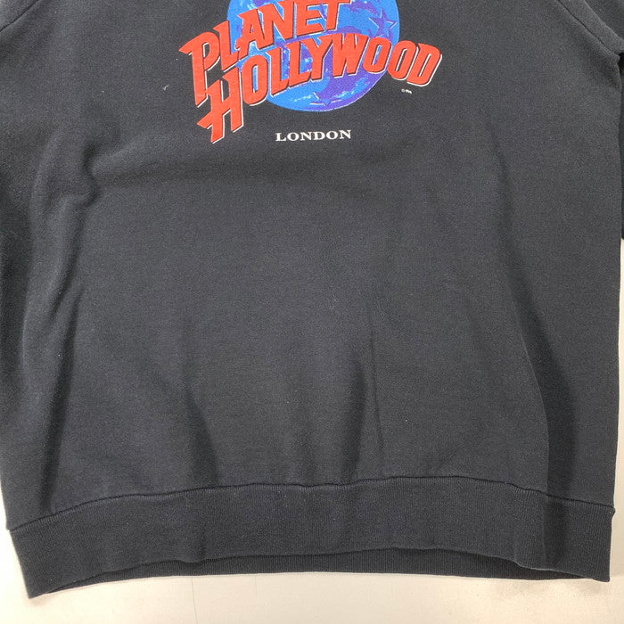 【中古品】【メンズ】 PLANET HOLLYWOOD スウェット ブランド 古着 145-260404-gm-27-fuz サイズ：不明 カラー：ブラック 万代Net店