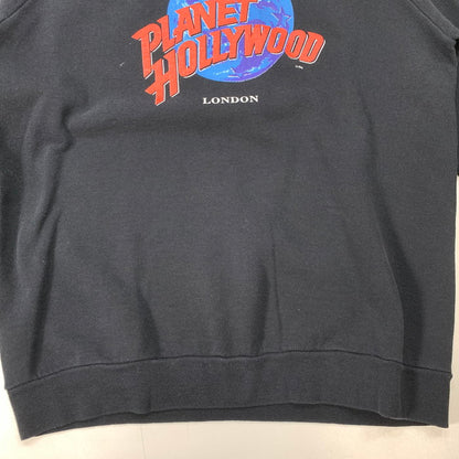 【中古品】【メンズ】 PLANET HOLLYWOOD スウェット ブランド 古着 145-260404-gm-27-fuz サイズ：不明 カラー：ブラック 万代Net店