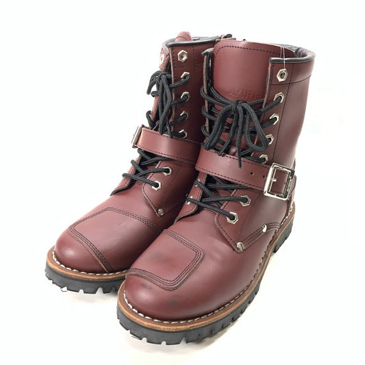 【中古品】【レディース】 AVIREX アヴィレックス AV2100 YAMATO レザーブーツ シューズ 靴 167-260315-gm-27-fuz サイズ：22cm カラー：ブラウン 万代Net店