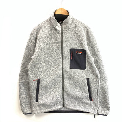 【中古品】【メンズ】 NANGA NW2241-1D509 POLARTEC FLEECE ZIP BLOUSON フリースジャケット アウター ブランド 古着 144-260328-gm-17-fuz サイズ：M カラー：グレー 万代Net店