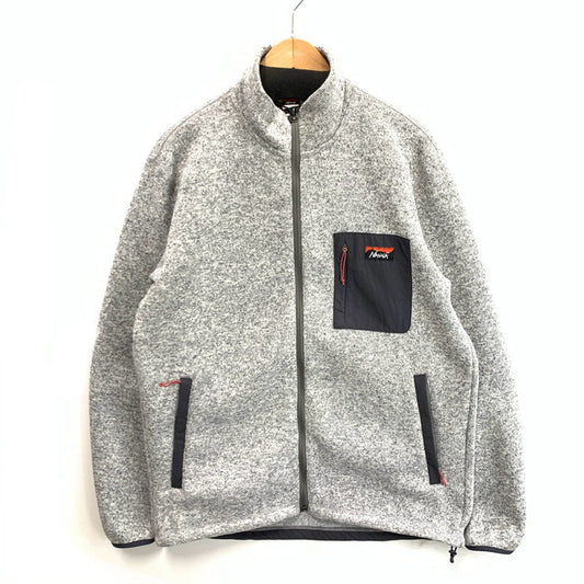 【中古品】【メンズ】 NANGA NW2241-1D509 POLARTEC FLEECE ZIP BLOUSON フリースジャケット アウター ブランド 古着 144-260328-gm-17-fuz サイズ：M カラー：グレー 万代Net店