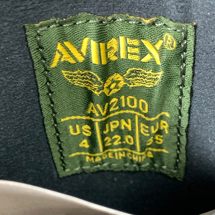 【中古品】【レディース】 AVIREX アヴィレックス AV2100 YAMATO レザーブーツ シューズ 靴 167-260315-gm-27-fuz サイズ：22cm カラー：ブラウン 万代Net店