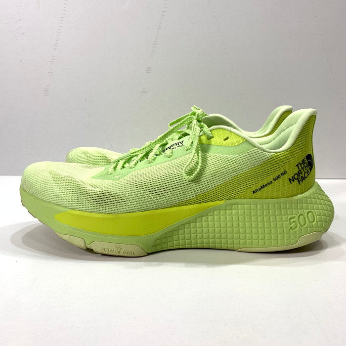 【中古品】【メンズ】 THE NORTH FACE ザ・ノースフェイス NF02504 ALTAMESA 500 RD スニーカー 162-260315-gm-29-fuz サイズ：28cm カラー：イエロー グリーン 万代Net店