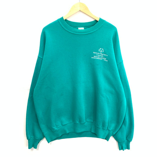 【中古品】【メンズ】 JERZEES 80s~90s SUPER SWEAT オーバーサイズスウェット ブランド 古着 145-260404-gm-28-fuz サイズ：XL カラー：グリーン 万代Net店