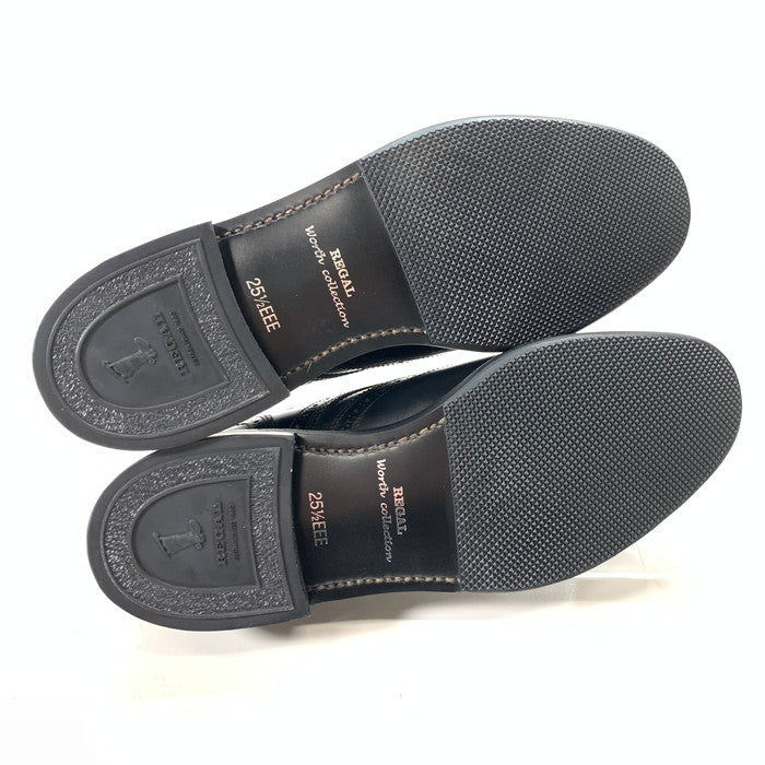 【中古品】【メンズ】 REGAL リーガル J231 ウイングチップ ドレスシューズ 靴 164-260315-gm-31-fuz サイズ：25.5cm カラー：ブラック 万代Net店