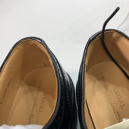 【中古品】【メンズ】 REGAL リーガル J231 ウイングチップ ドレスシューズ 靴 164-260315-gm-31-fuz サイズ：25.5cm カラー：ブラック 万代Net店