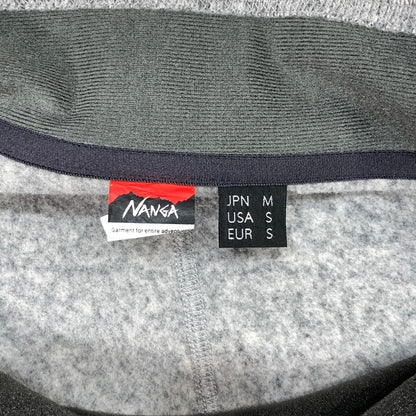 【中古品】【メンズ】 NANGA NW2241-1D509 POLARTEC FLEECE ZIP BLOUSON フリースジャケット アウター ブランド 古着 144-260328-gm-17-fuz サイズ：M カラー：グレー 万代Net店