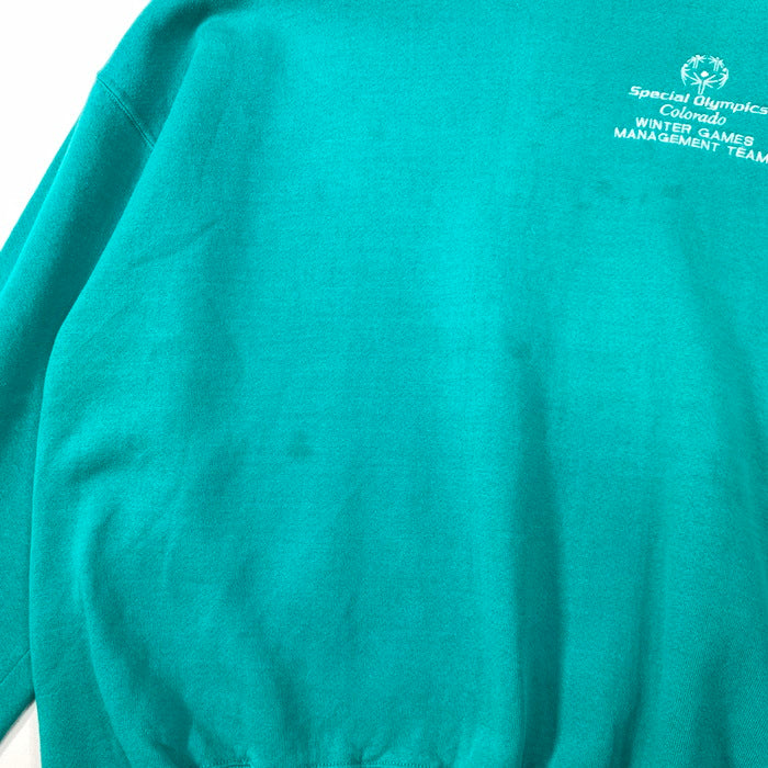 【中古品】【メンズ】 JERZEES 80s~90s SUPER SWEAT オーバーサイズスウェット ブランド 古着 145-260404-gm-28-fuz サイズ：XL カラー：グリーン 万代Net店
