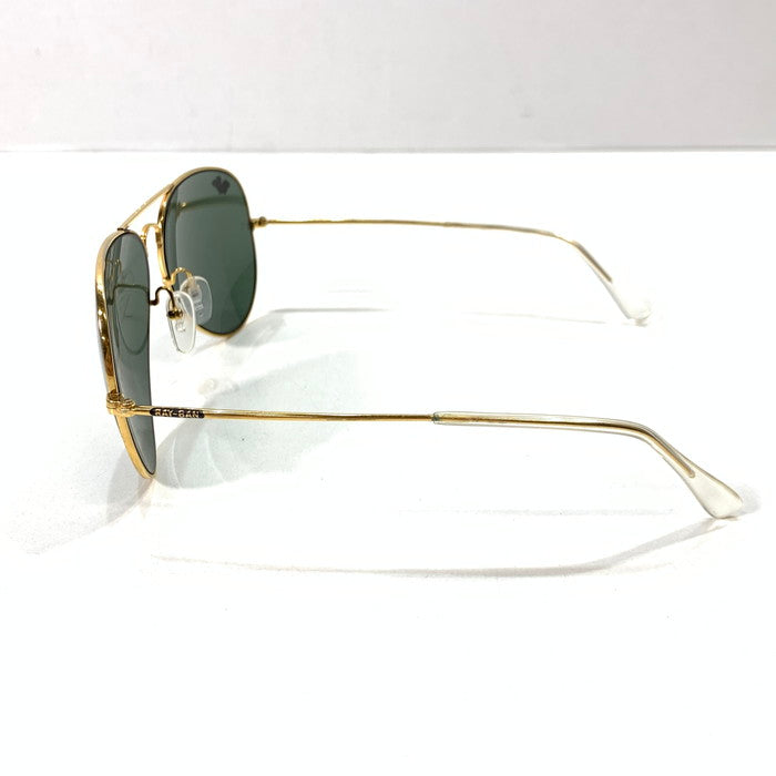 【中古品】【メンズ】 Ray-Ban レイバン B＆L期 ～90年代 USA製 アビエーターティアドロップ サングラス アイウェア 203-260321-gm-17-fuz カラー：ゴールド 万代Net店