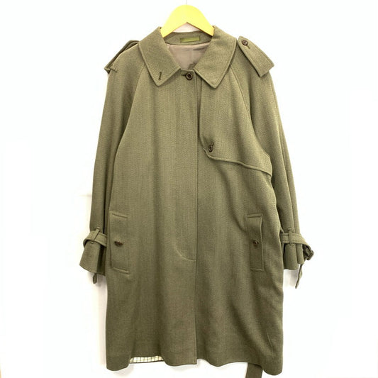 【中古品】【メンズ】 Burberrys バーバリーズ トレンチコート アウター ブランド 古着 145-260315-gm-37-fuz サイズ：不明 カラー：モスグリーン 万代Net店