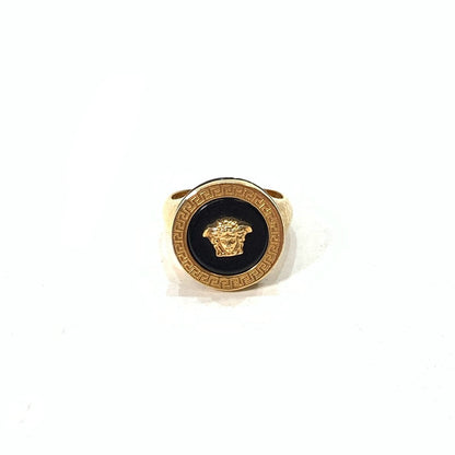 【中古品】【メンズ/レディース】 VERSACE ヴェルサーチ DG57285 メドゥーサ リング 指輪 アクセサリー 182-260315-gm-34-fuz サイズ：19号 カラー：ゴールド 19号 万代Net店