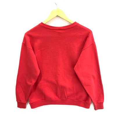 【中古品】【メンズ】 MICKEY&CO. 90s ミッキー スウェット ブランド 古着 145-260404-gm-26-fuz サイズ：L カラー：レッド 万代Net店